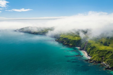 Sea Fret over Cliffs