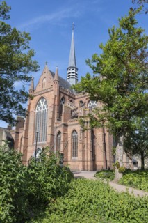 The Sint Walburgakerk in the old town of Veurne