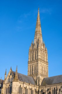 The west façade