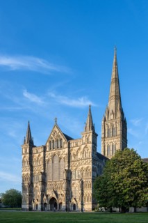 The west façade