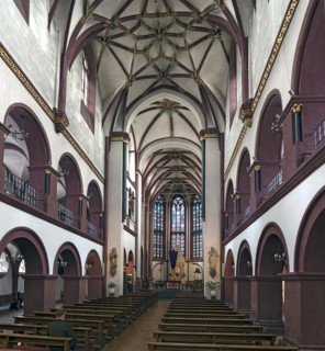 Interior of the Church of Our Dear Lady