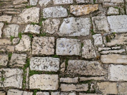 Street with cobblestones