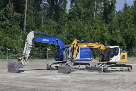 Small excavator