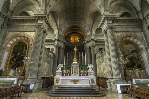 Altar of the Sainte-Madeleine Church in Besancon