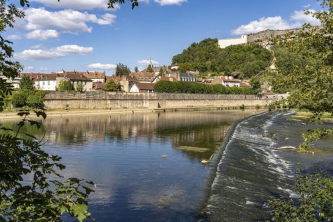 The Doubs River and the Citadel of Besancon