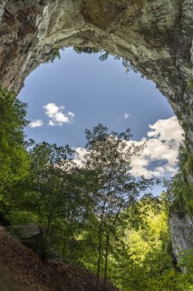 Cave Grotte Sarrazine at the Source du Lison near Nans-sous-Sainte-Anne