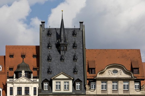 Baarmanns Hof with striking slate-roofed
