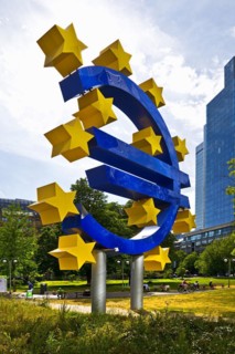 Euro sculpture