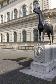 Horse Stand for the German Cavalry at the State Archives