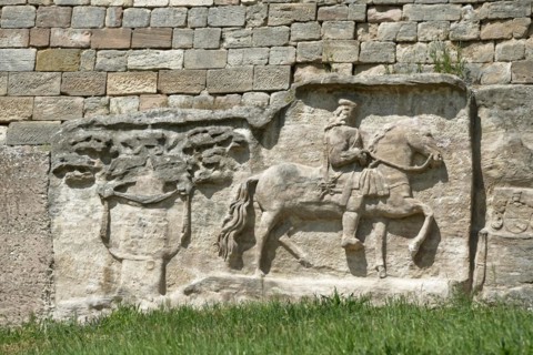 Equestrian image of the sovereign Duke Christian II of Saxony-Weissenfels
