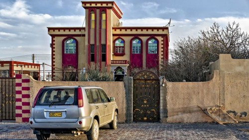Traditional characteristic family house in Oman