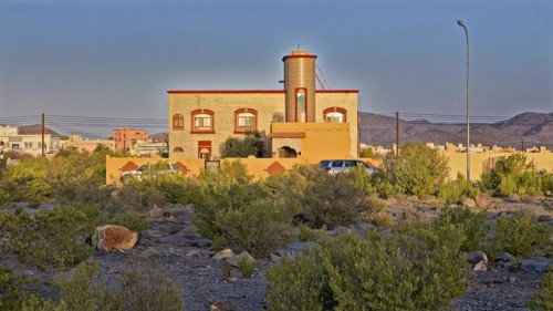 Traditional characteristic family house in Oman