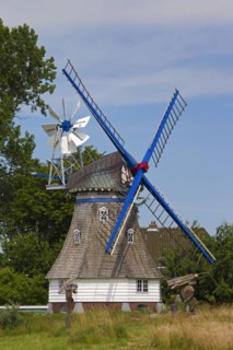Traditional windmill at Neufeld