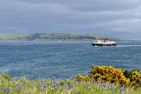 Caledonian MacBrayne Ferry at sea