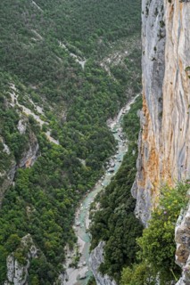 View into the Gorges du Verdon