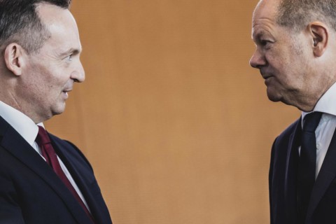 (R-L) Olaf Scholz (SPD), Federal Chancellor, and Volker Wissing (FDP), Federal Minister of