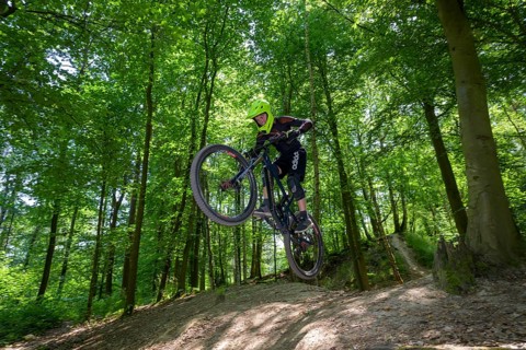 Mountain biker