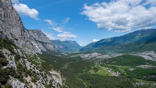 View over the Sarca Valley