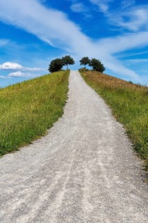 Artificially created hill