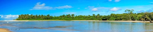 Panoramic photography with the river