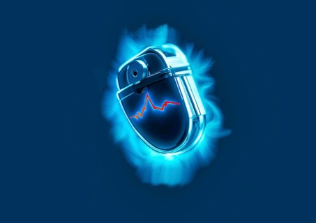 Symbol graphic heart fibrillation