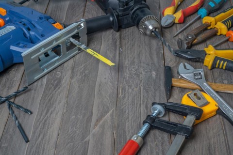 Tools used for DIY at home electrical and manual