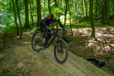 Mountain biker