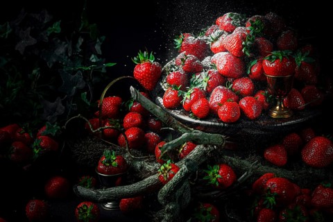 Sweetened strawberry