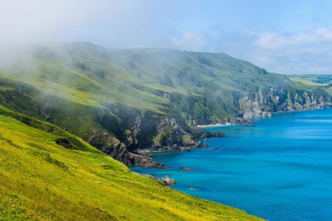 Sea Fret over Cliffs