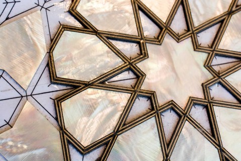 Ottoman art example of Mother of Pearl inlays