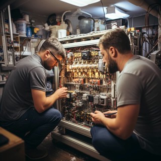 Handyman install a heat pump