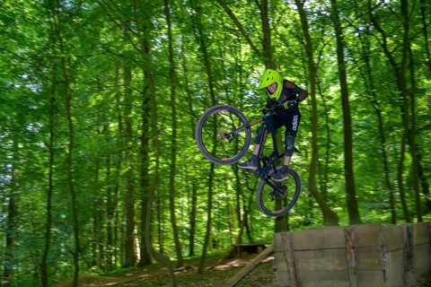 Mountain biker