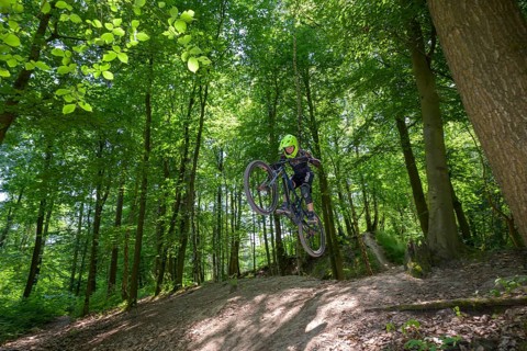 Mountain biker