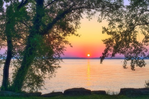 Sunrise on Lake Constance