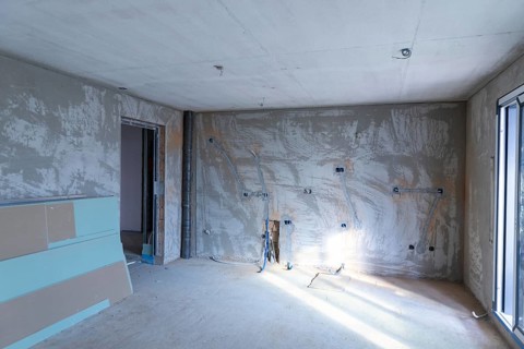 Modern Apartment Under Construction in Switzerland