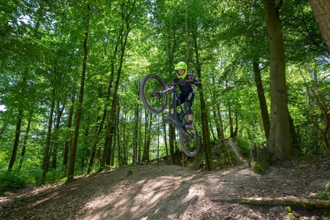 Mountain biker