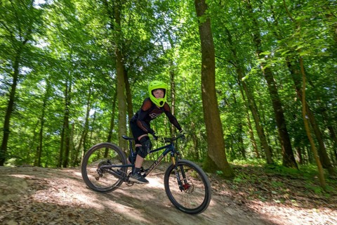Mountain biker