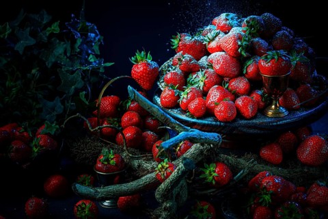 Sweetened strawberry