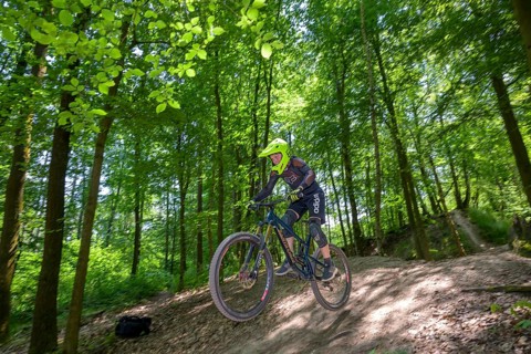 Mountain biker