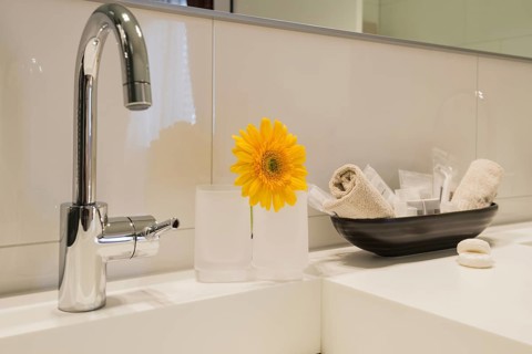 Bathroom with Flower