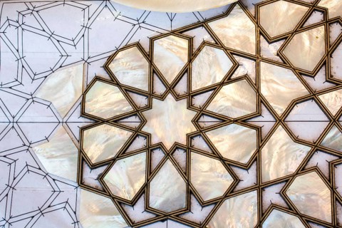Ottoman art example of Mother of Pearl inlays