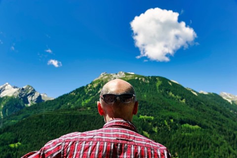 Funny surreal portrait