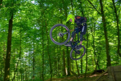 Mountain biker