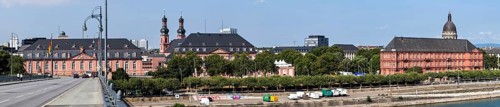 State Parliament Electoral Palace Panorama Mainz Germany