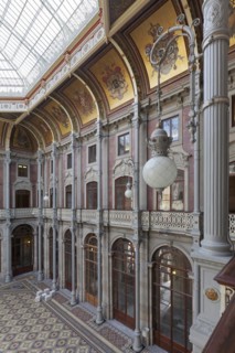 Inner courtyard with glass dome