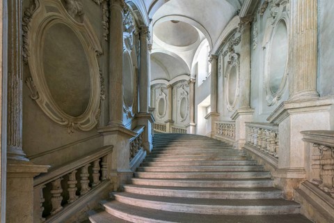 Staircase in Palazzo Carignano