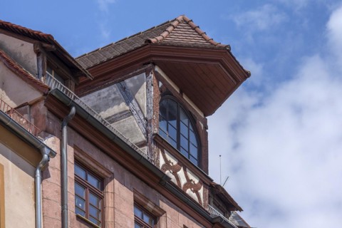 Historic roof lift bay