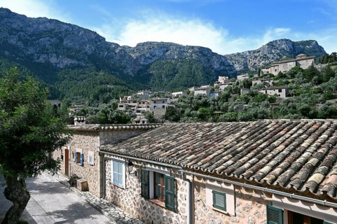 Artists' village of Deia on the edge of the Tramuntana Mountains