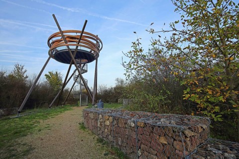 Bird's Nest Lookout Tower in the RhineMain Regional Park