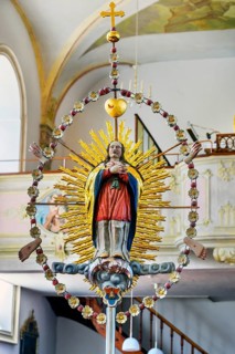 Figure of the Madonna in a Radiant Wreath